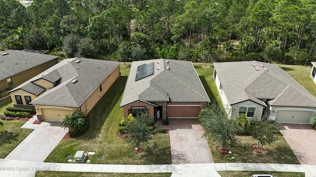 birds eye view of property featuring a residential view
