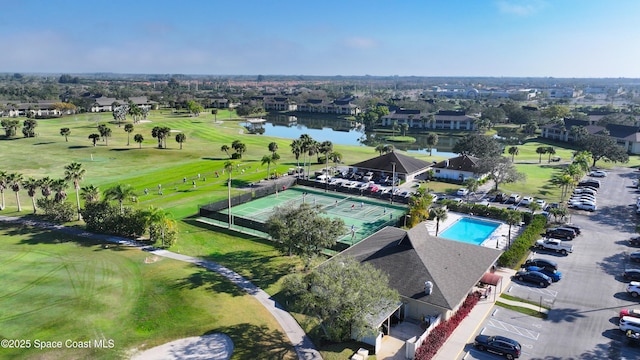 11 Plantation Dr Unit 201, Vero Beach, FL 32966 - birds eye view of property with a water view