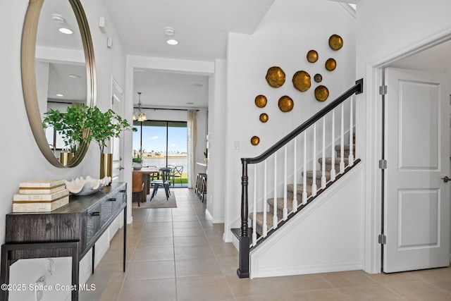 2496 Kamin Dr S, Melbourne, FL 32940 - entrance foyer featuring light tile patterned floors