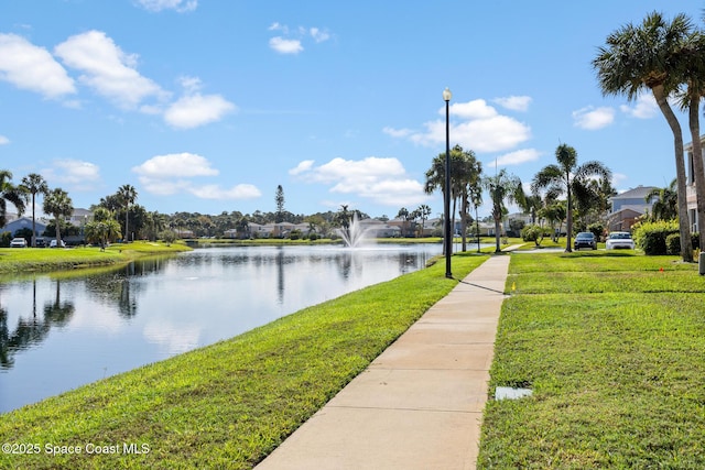 property view of water