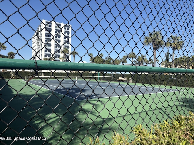 view of sport court