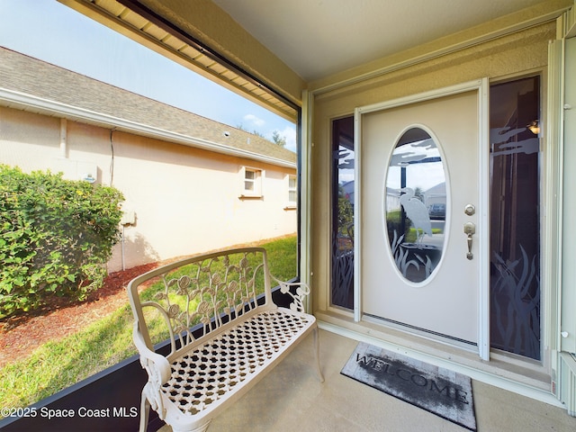 view of property entrance