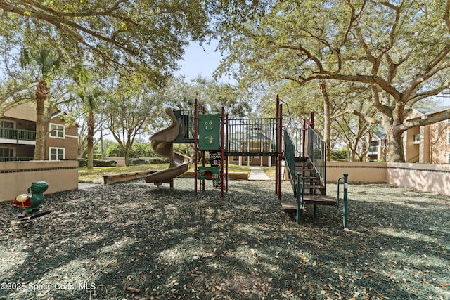 view of play area