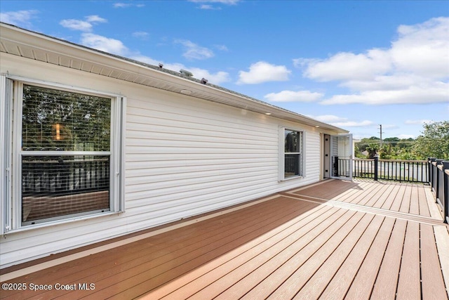 view of deck