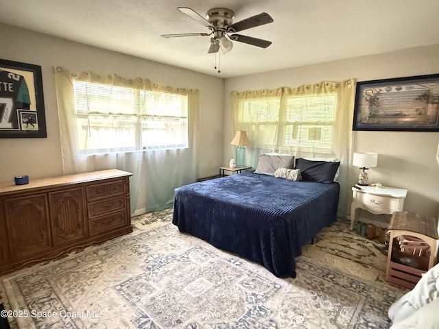 225 Court St, Titusville, FL 32780 - bedroom featuring ceiling fan