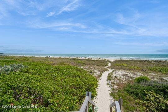 water view with a beach view