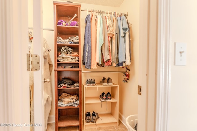 view of closet