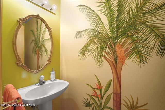 bathroom featuring sink