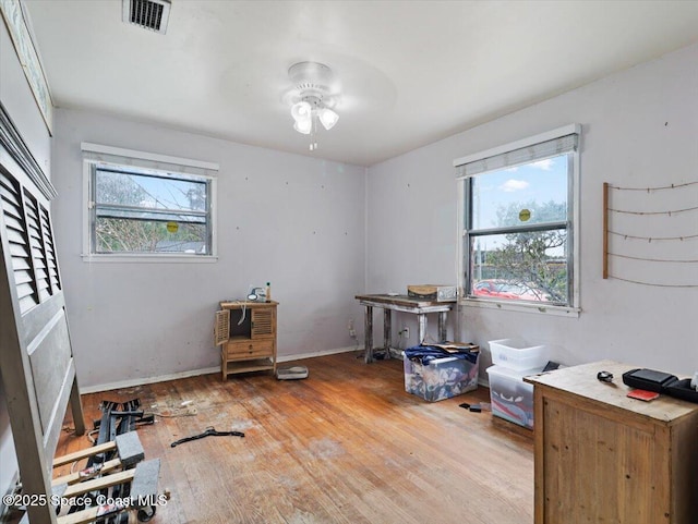 bedroom featuring light hardwood / wood-style flooring