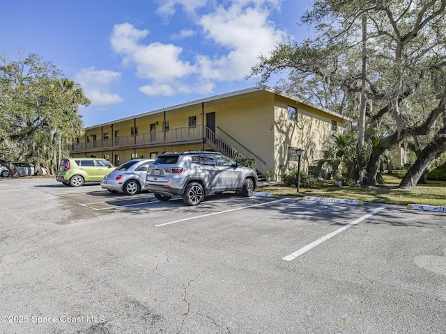 view of vehicle parking