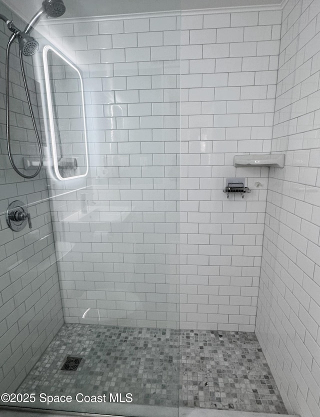 bathroom with walk in shower