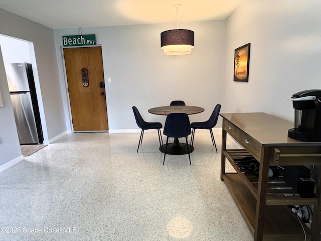 view of dining room