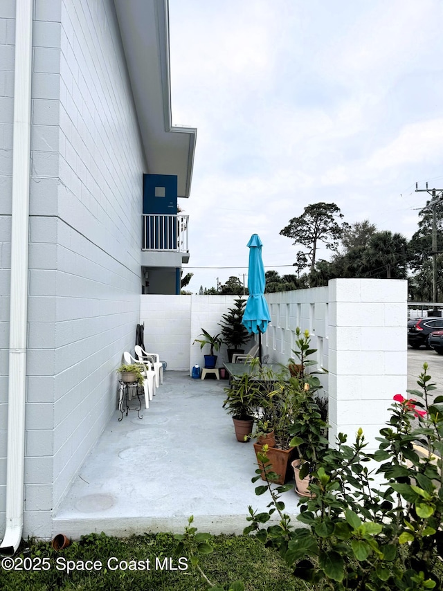 view of patio