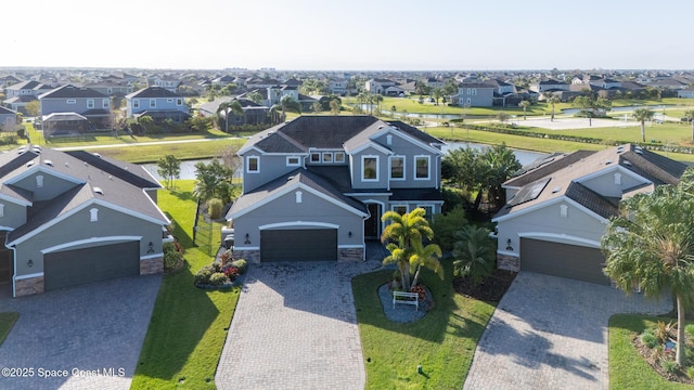 drone / aerial view featuring a residential view