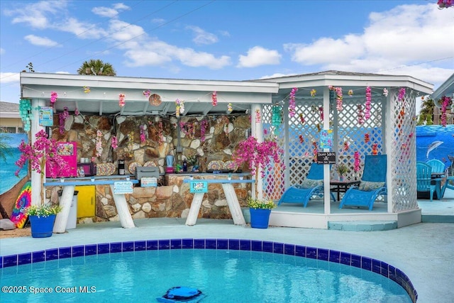 view of swimming pool