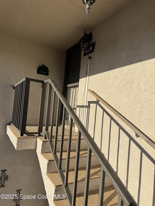 view of staircase