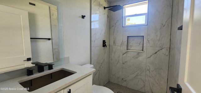 217 Teal Dr, Cocoa, FL 32926 - bathroom with a marble finish shower and vanity