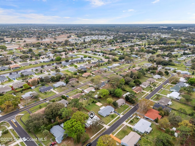 birds eye view of property featuring a residential view