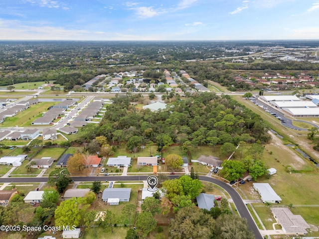 drone / aerial view featuring a residential view