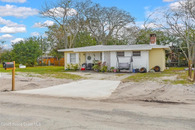 view of ranch-style house