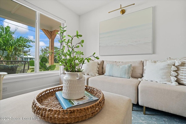 view of sitting room