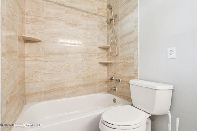 bathroom with  shower combination and toilet