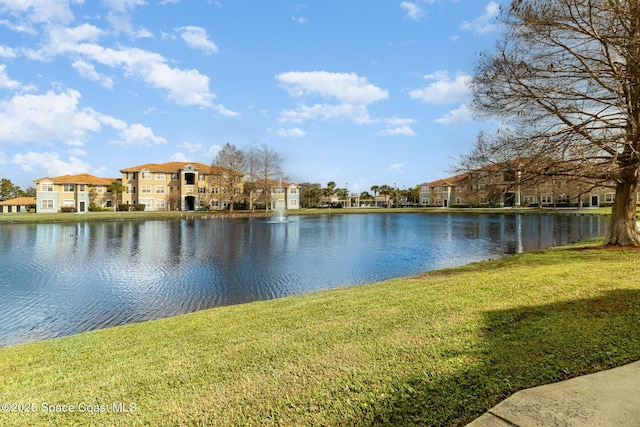 water view with a residential view