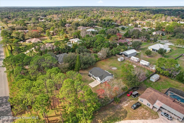 birds eye view of property featuring a residential view