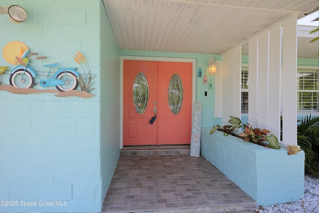 view of property entrance