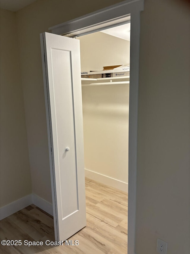 view of closet