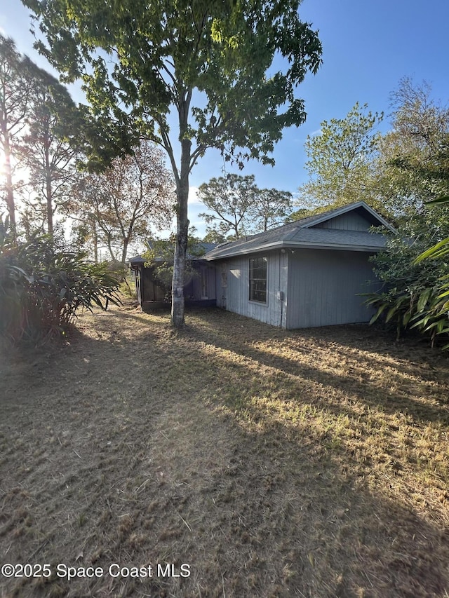 view of side of home