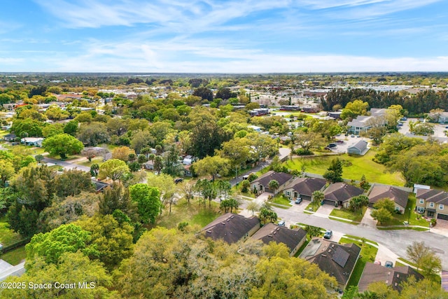 drone / aerial view featuring a residential view