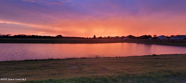 view of water feature