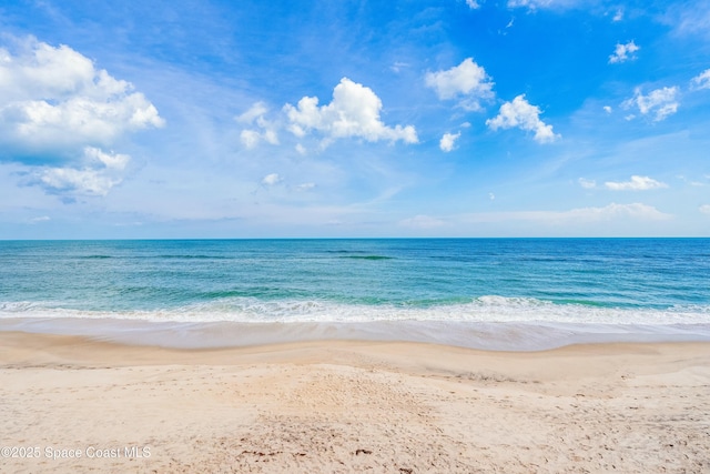 water view featuring a view of the beach