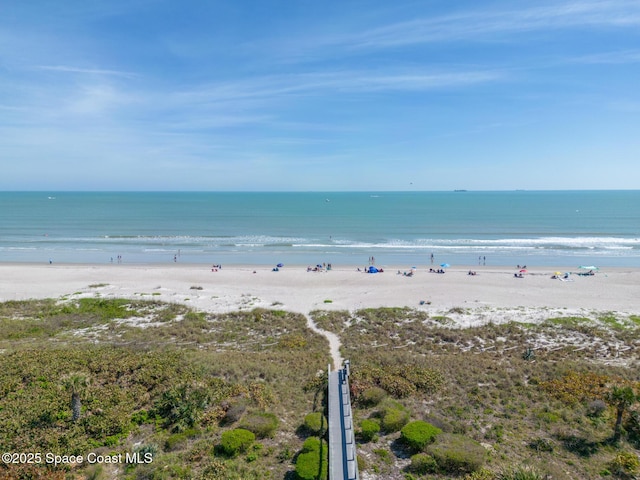 water view with a beach view