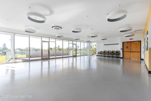 interior space with plenty of natural light