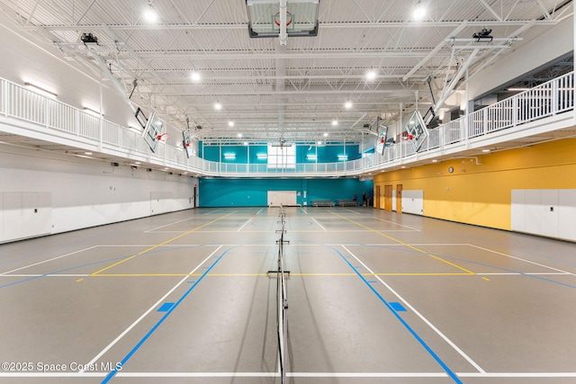 view of basketball court featuring community basketball court