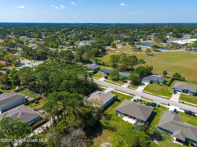 bird's eye view featuring a residential view