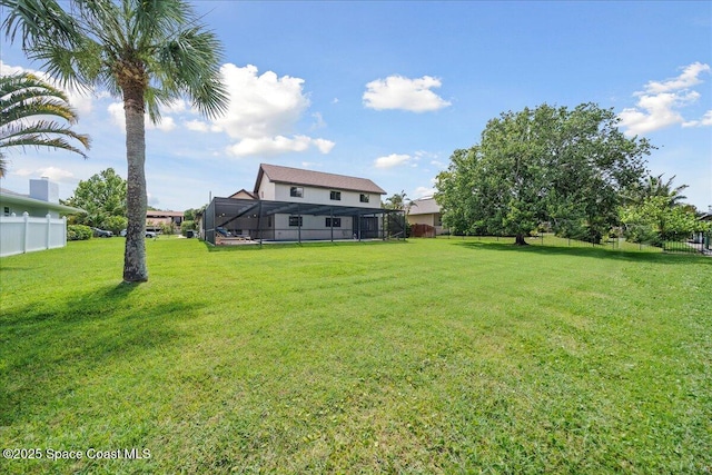 6315 Anchor Ln, Rockledge, FL 32955 - view of yard with glass enclosure