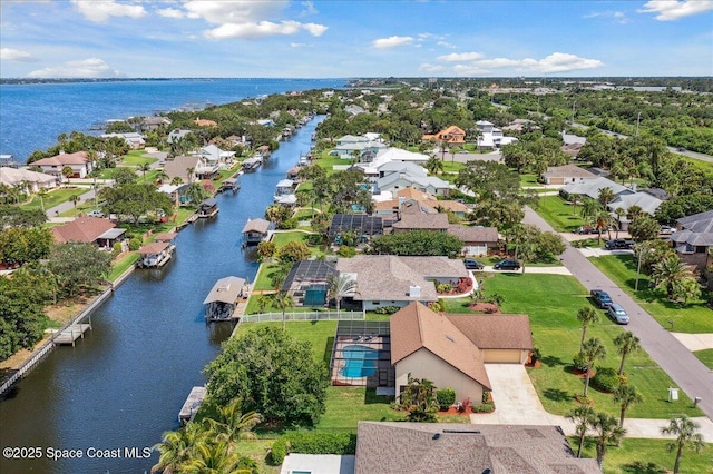 6315 Anchor Ln, Rockledge, FL 32955 - aerial view of residential area with a nearby body of water