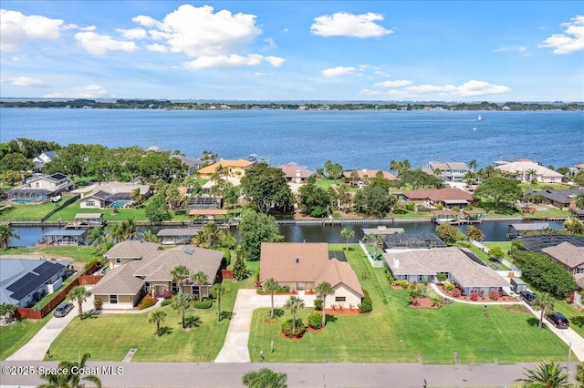 6315 Anchor Ln, Rockledge, FL 32955 - aerial perspective of suburban area featuring a nearby body of water