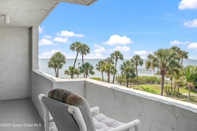 5055 Dixie Hwy NE Unit B206, Palm Bay, FL 32905 - balcony featuring a water view