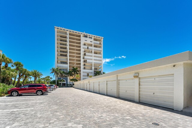 exterior space with community garages