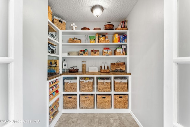 view of pantry
