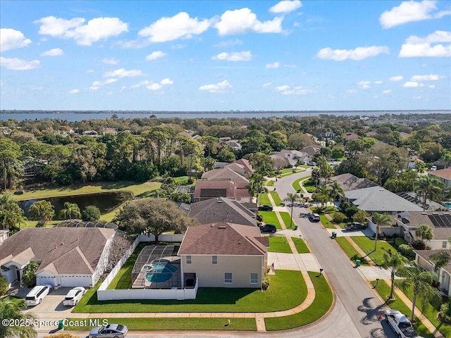 bird's eye view featuring a residential view