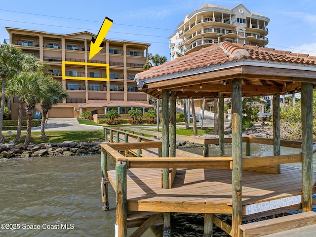 29 Riverside Dr Unit 402, Cocoa, FL 32922 - view of dock