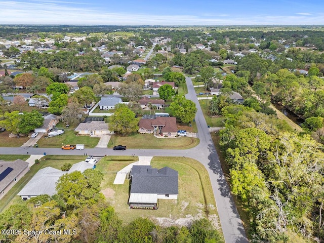 birds eye view of property featuring a residential view