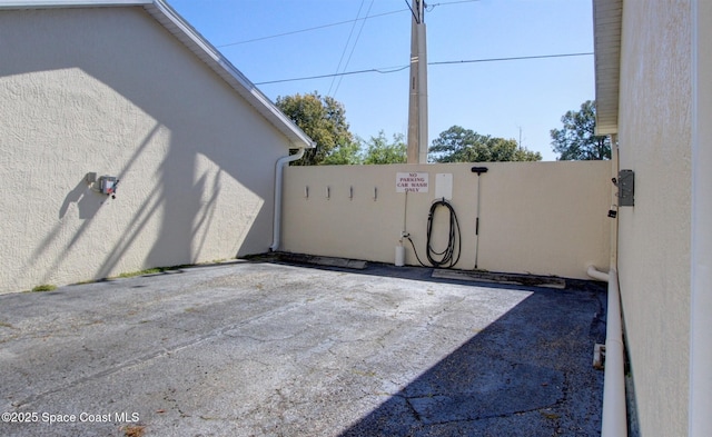 view of patio / terrace with fence