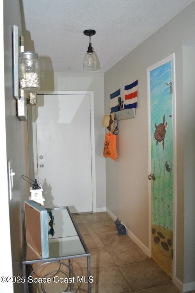 interior space with baseboards