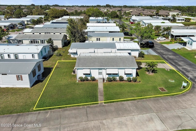 drone / aerial view featuring a residential view